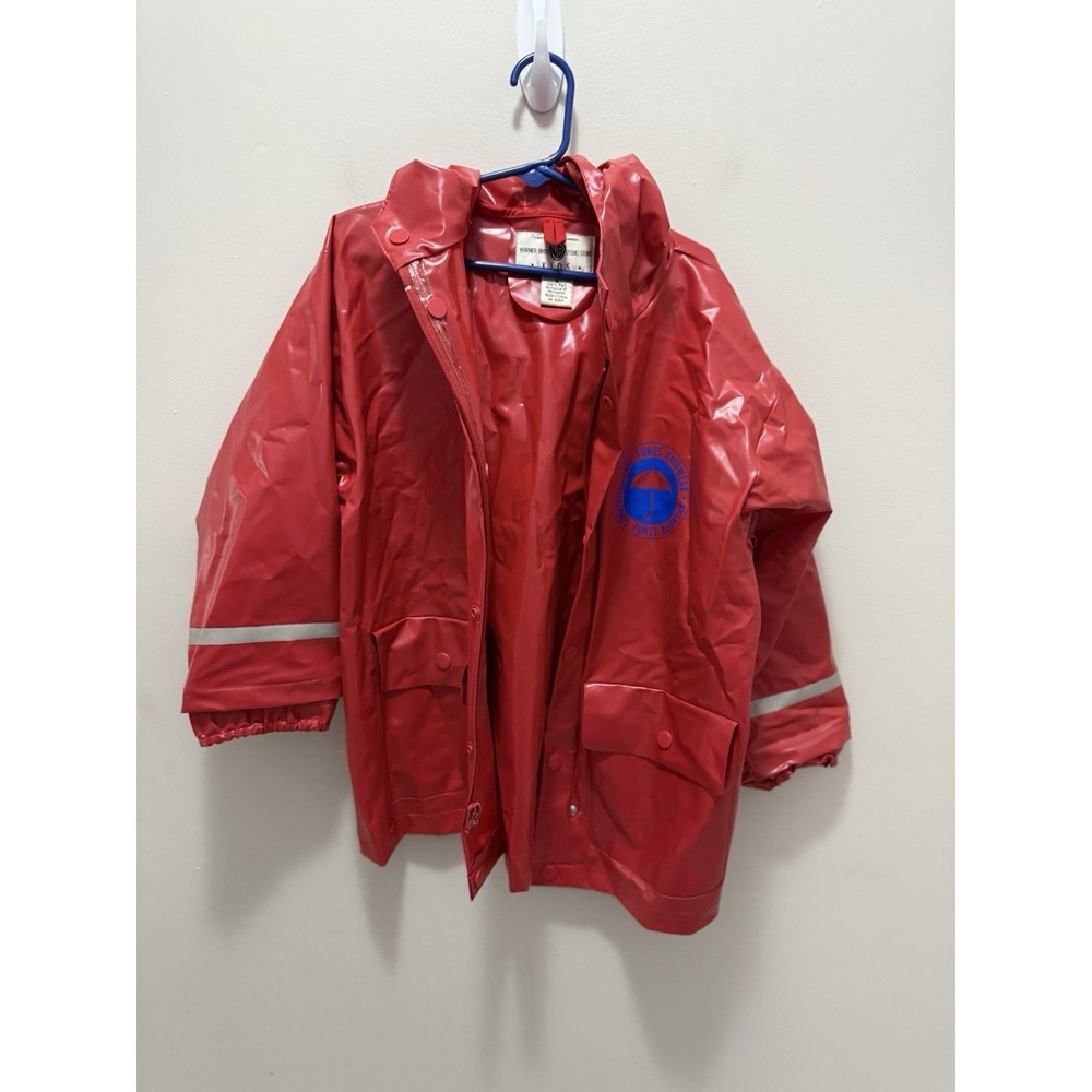 Vintage 1996 Warner Bros. Studio Store Looney Tunes Rainwear Kids Size Small
